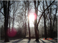 Winter 2007 Sonnenuntergang
