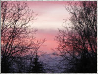 Abenddmmerung Farbenspiel