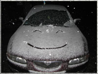 Smily auf dem Auto